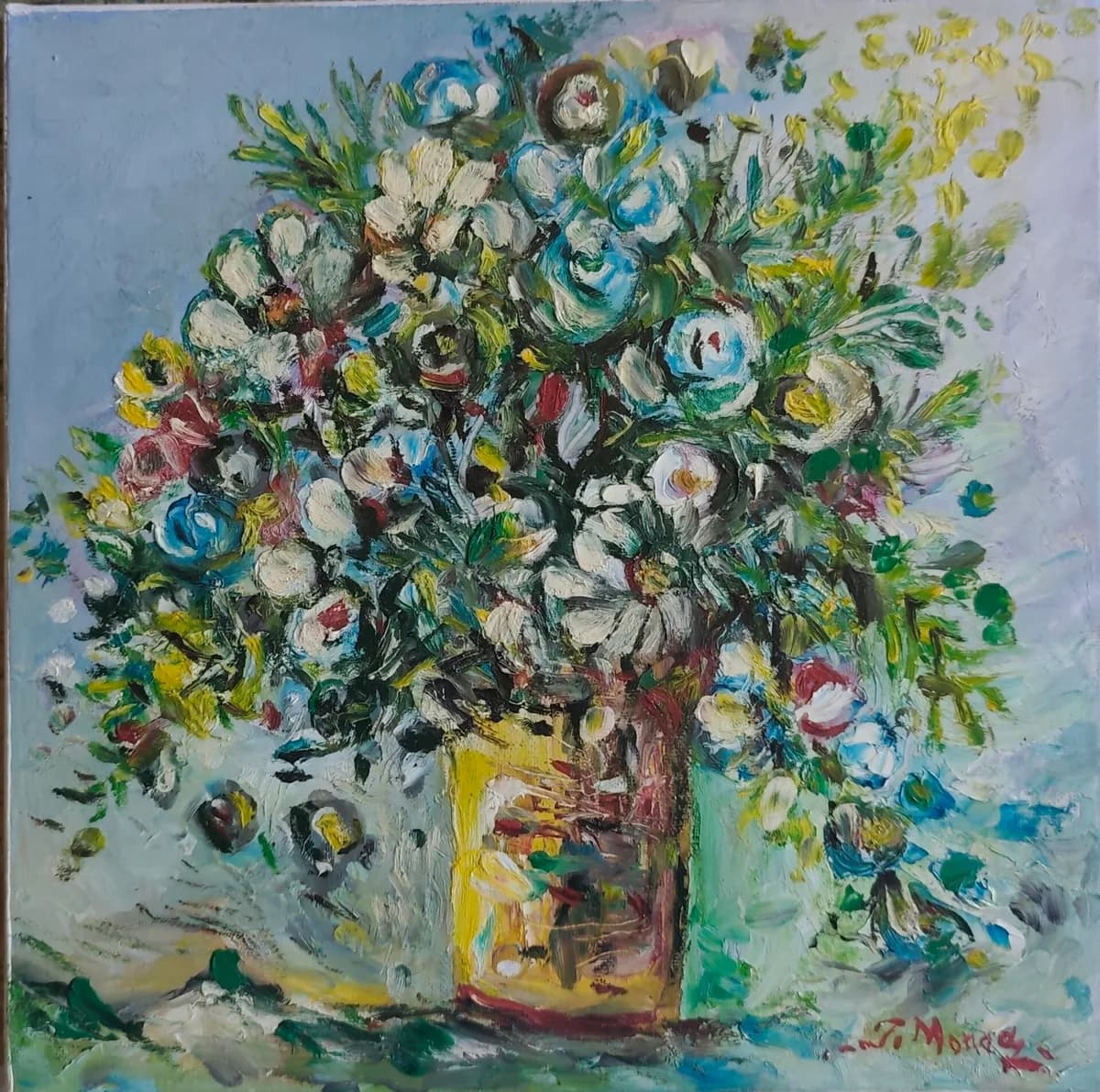 Buchet de lumină în vas (1)