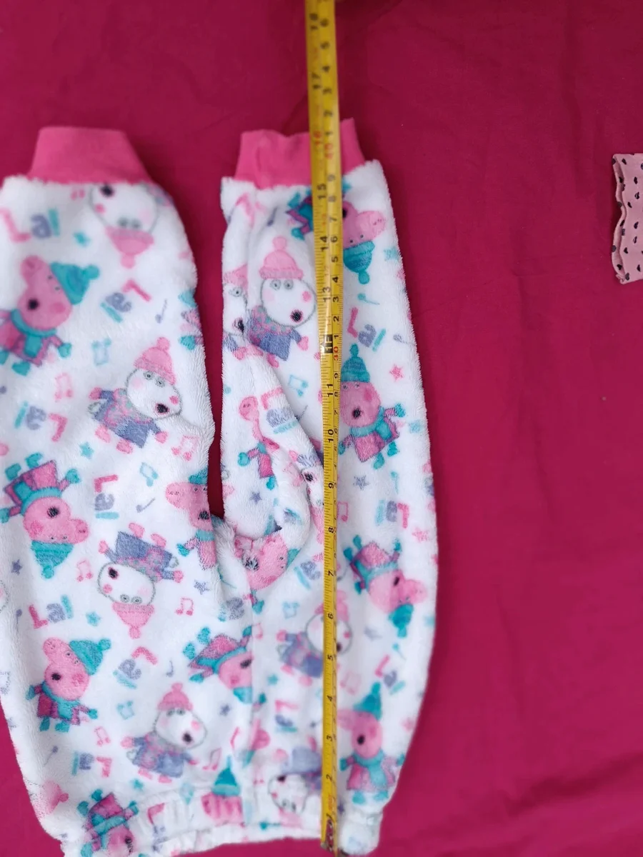 Pantalonași pufoși de pijama Peppa Pig - George. Mărimea 80 (4)