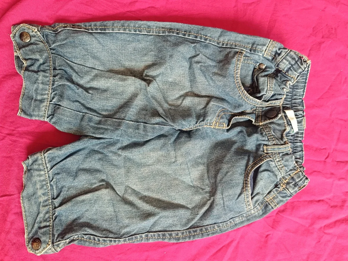 Blugi / Pantaloni trei sferturi din denim moale Obaïbi - Fetițe