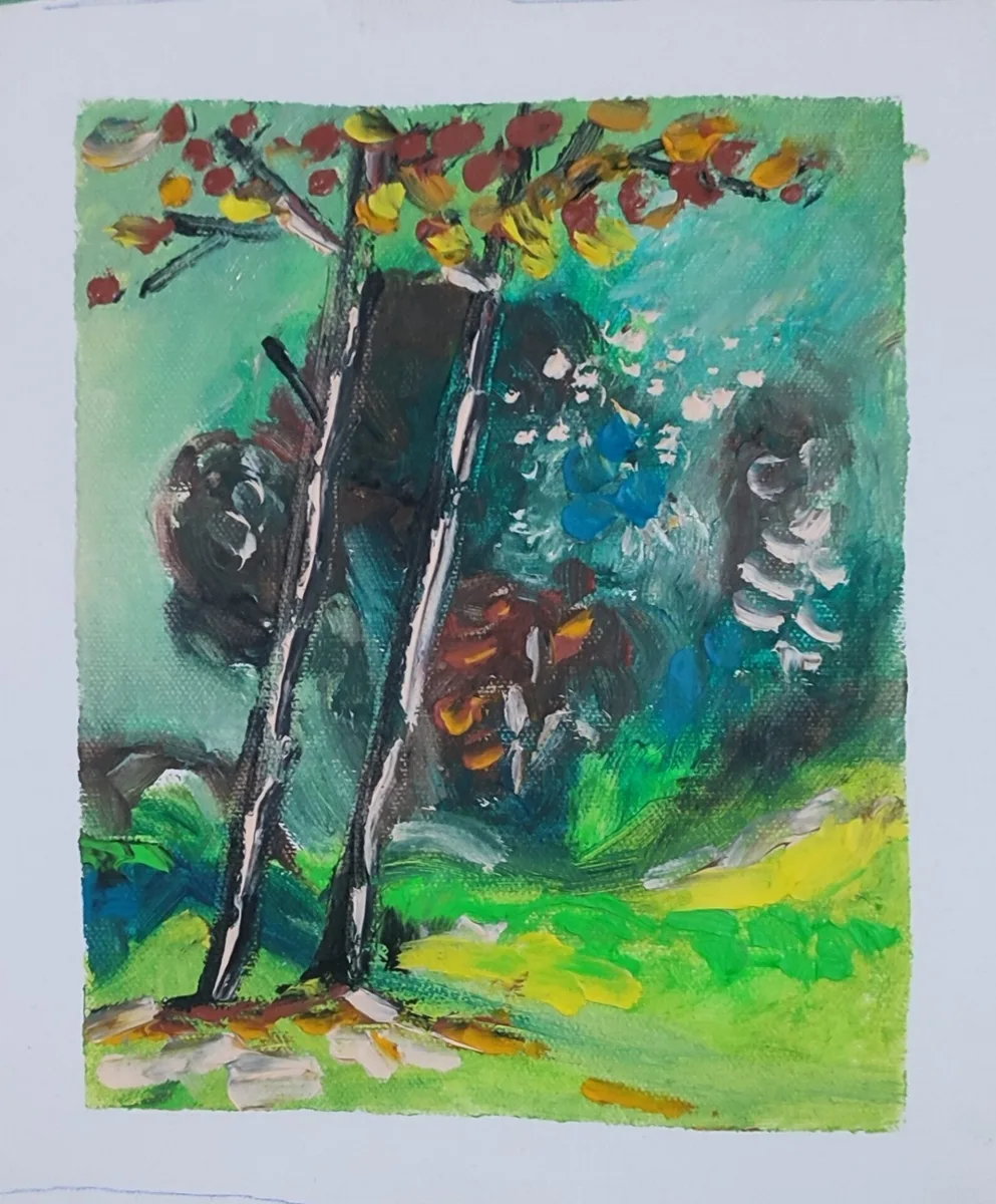 Arbori în verde intens (1)