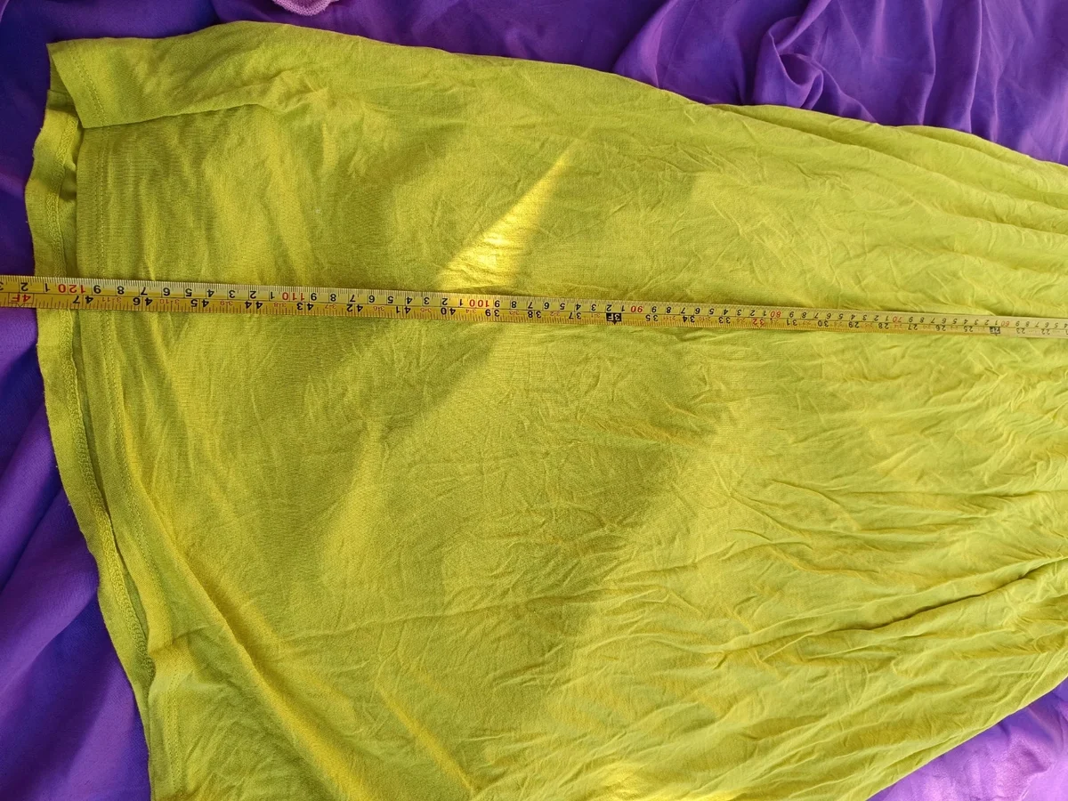 Rochie maxi lungă de vară, verde lime - Dorothy Perkins (Mărimea 36 / S) (3)