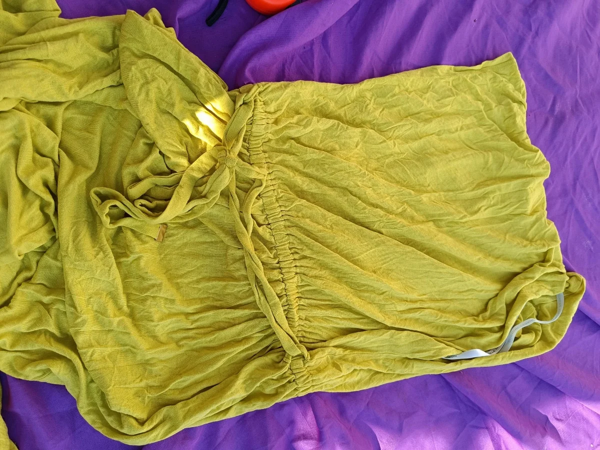 Rochie maxi lungă de vară, verde lime - Dorothy Perkins (Mărimea 36 / S) (6)