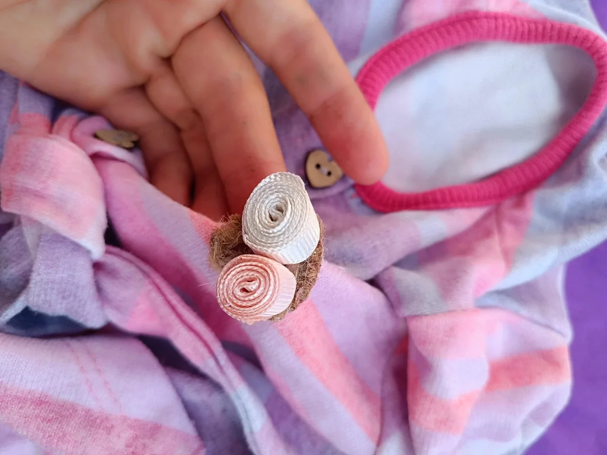 Cardigan / jachetă moale cu dungi pastelate și cordon - Mărimea 80 (4)