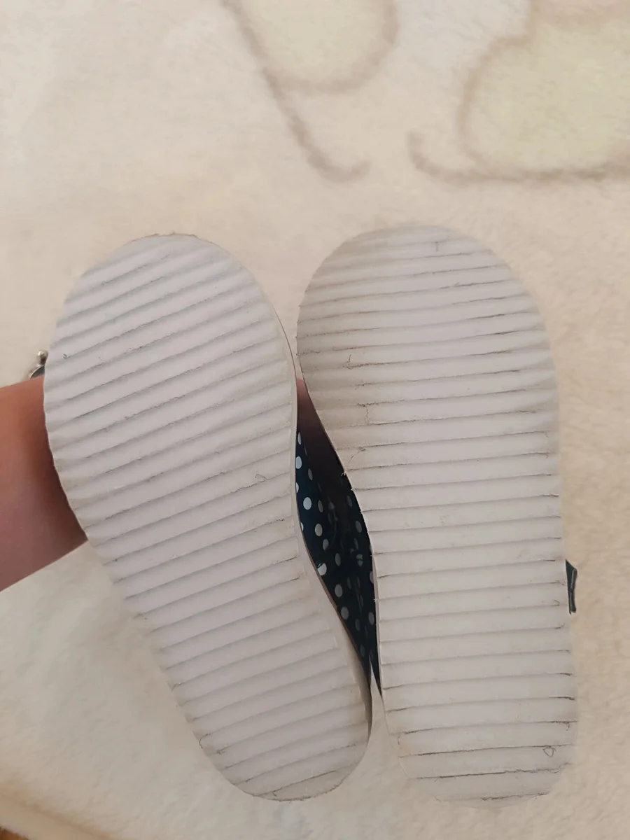 Pantofiori bebe Tu bleumarin cu buline ,mărimea 6, NOI (3)