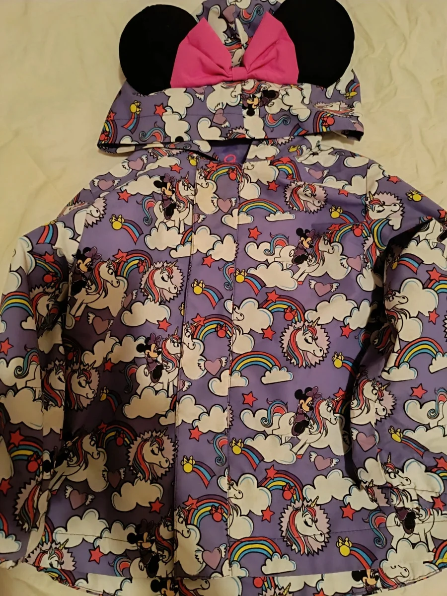 Geacă impermeabilă Disney Minnie Mouse "Unicorn", fetițe 3 ani (98 cm)