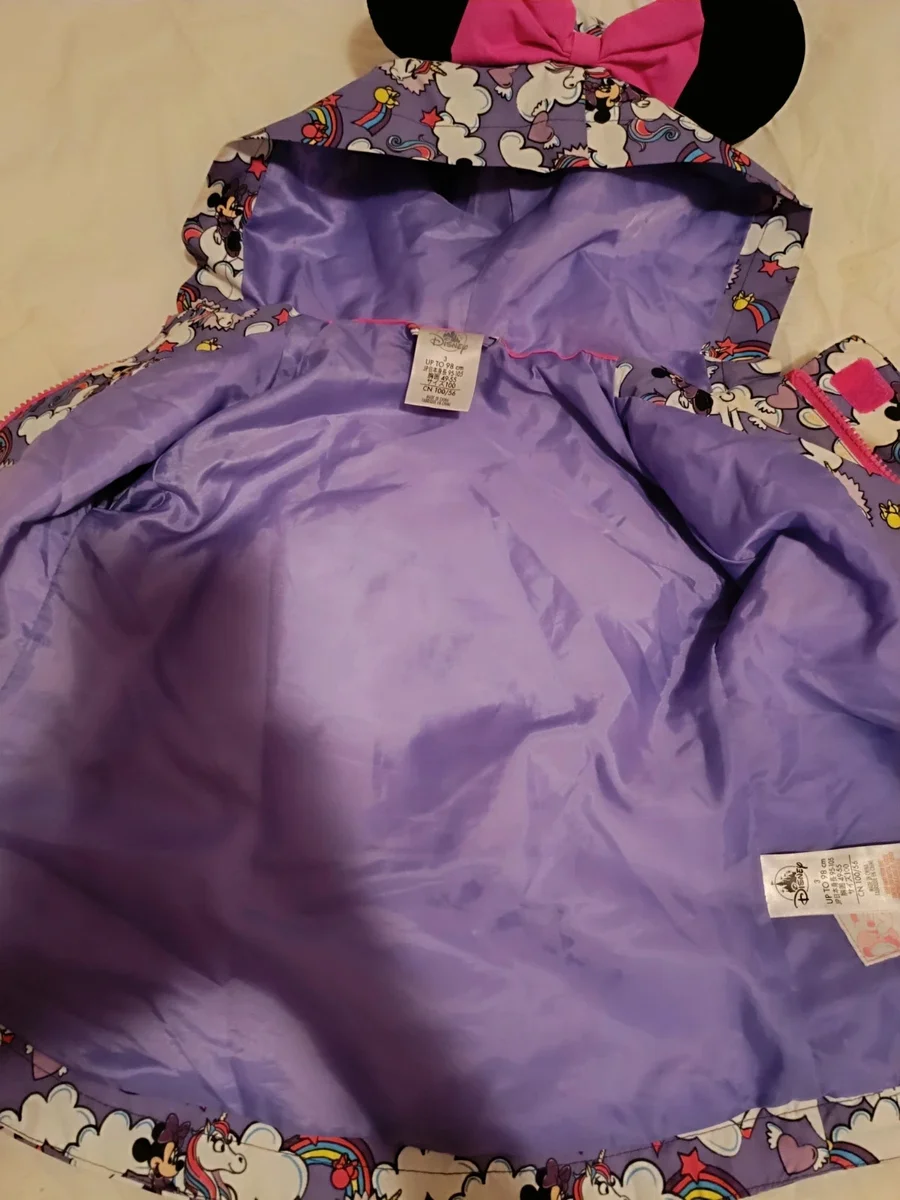 Geacă impermeabilă Disney Minnie Mouse "Unicorn", fetițe 3 ani (98 cm) (5)