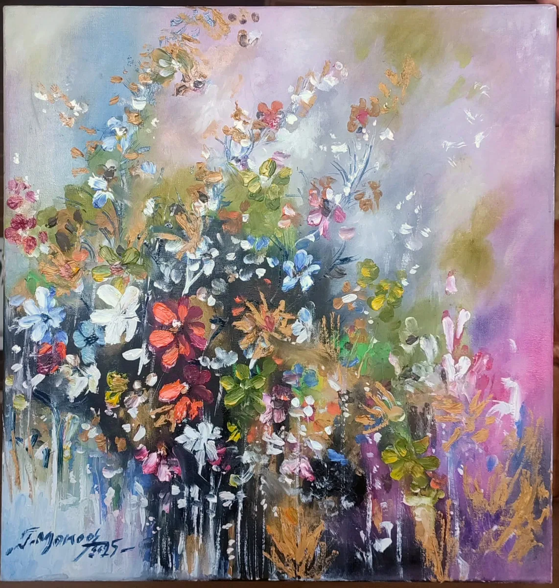 Simfonie florală în vremea zorilor