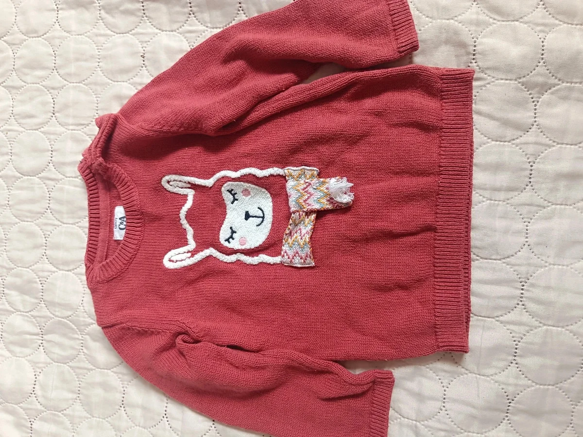 Pulover călduros C&A Baby.Mărimea 80 ,model adorabil cu lamă