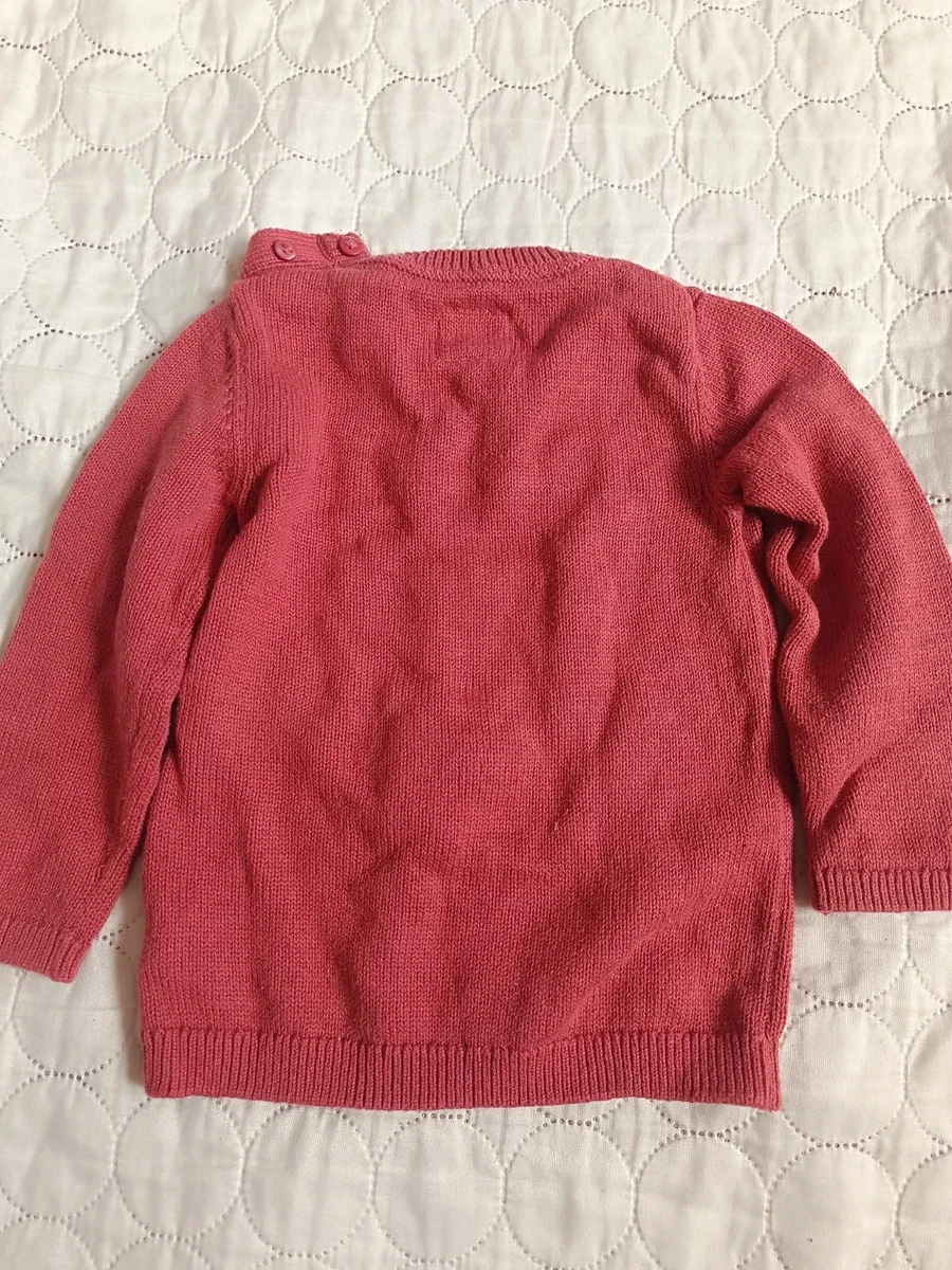 Pulover călduros C&A Baby.Mărimea 80 ,model adorabil cu lamă (2)