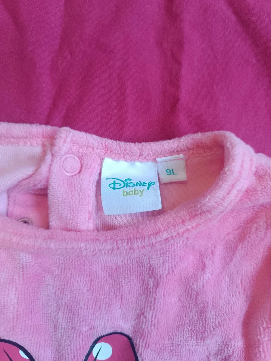 Salopetă pufoasă / Pijama Minnie Mouse Disney Baby - Mărimea 9 luni (2)