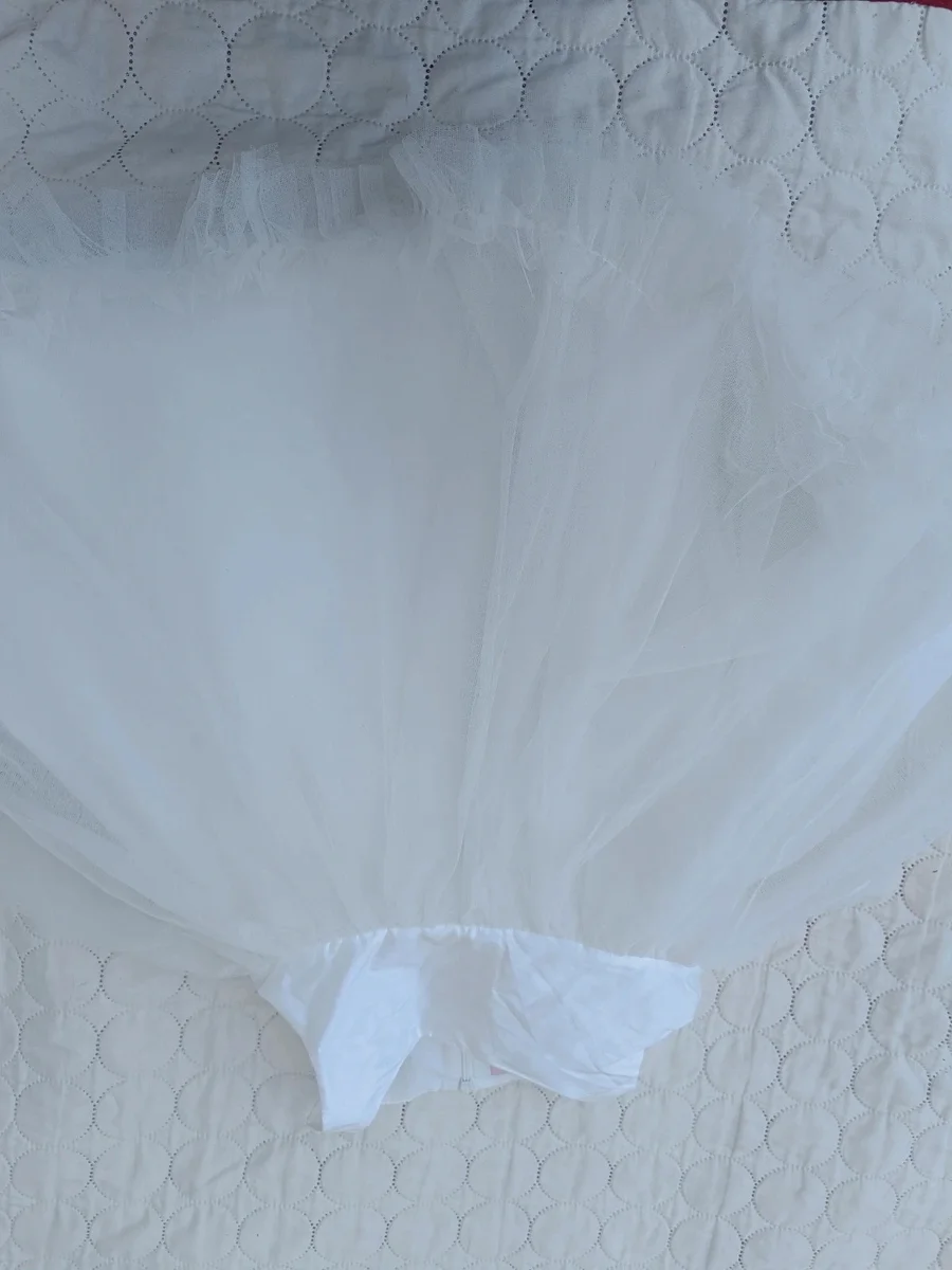 Rochie albă fete, Petit, 4 ani (104 cm) (Petite)