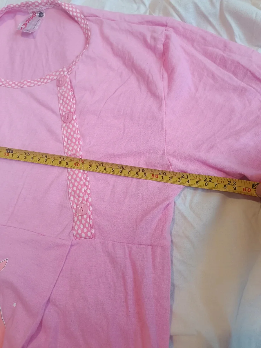Cămașă de noapte lejeră pentru maternitate și alăptare „Hello Baby”, mărimea 3XL (5)