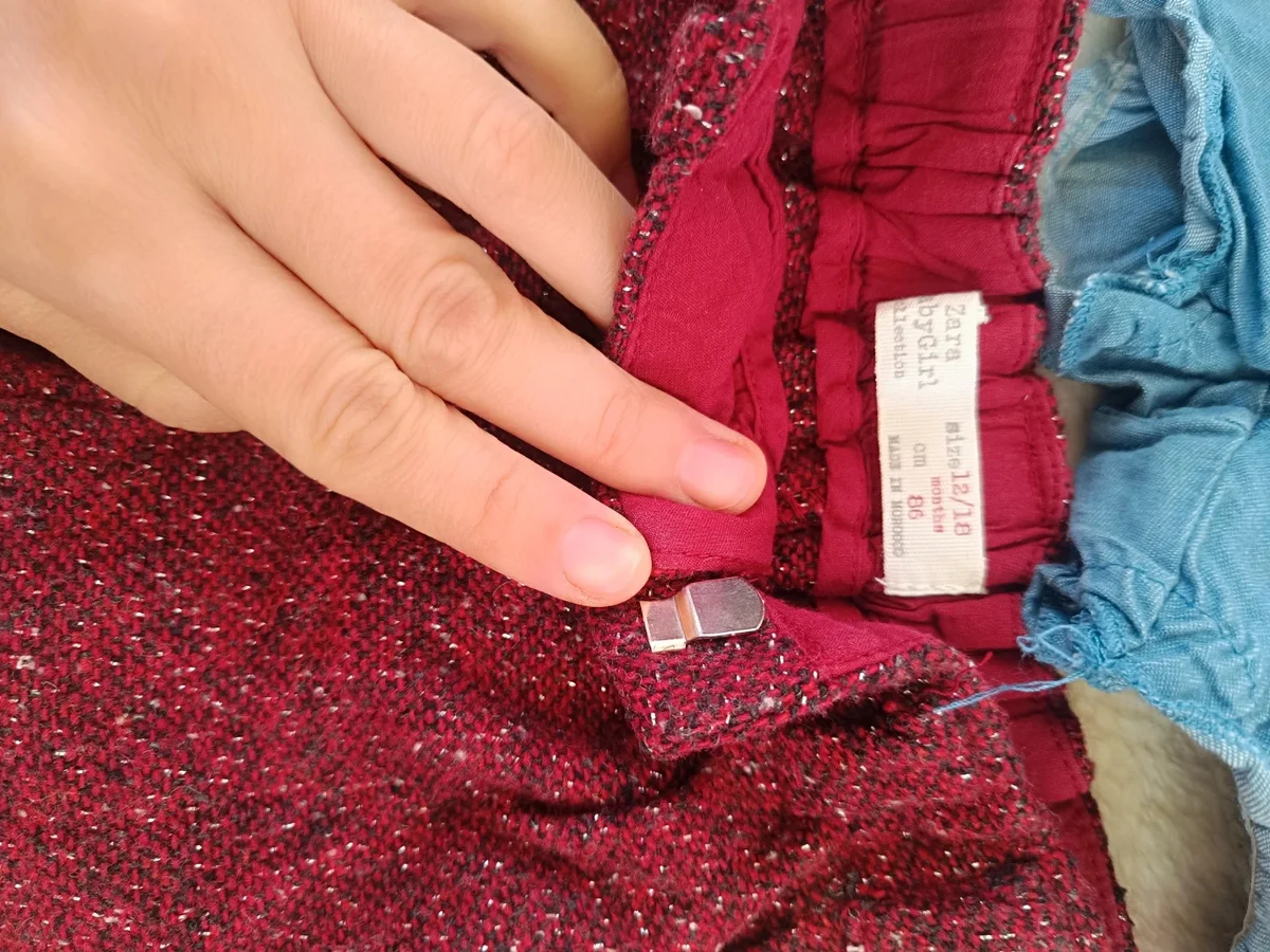 Set 2 perechi pantaloni scurți fetițe, 12 - 18 luni (Zara) (3)
