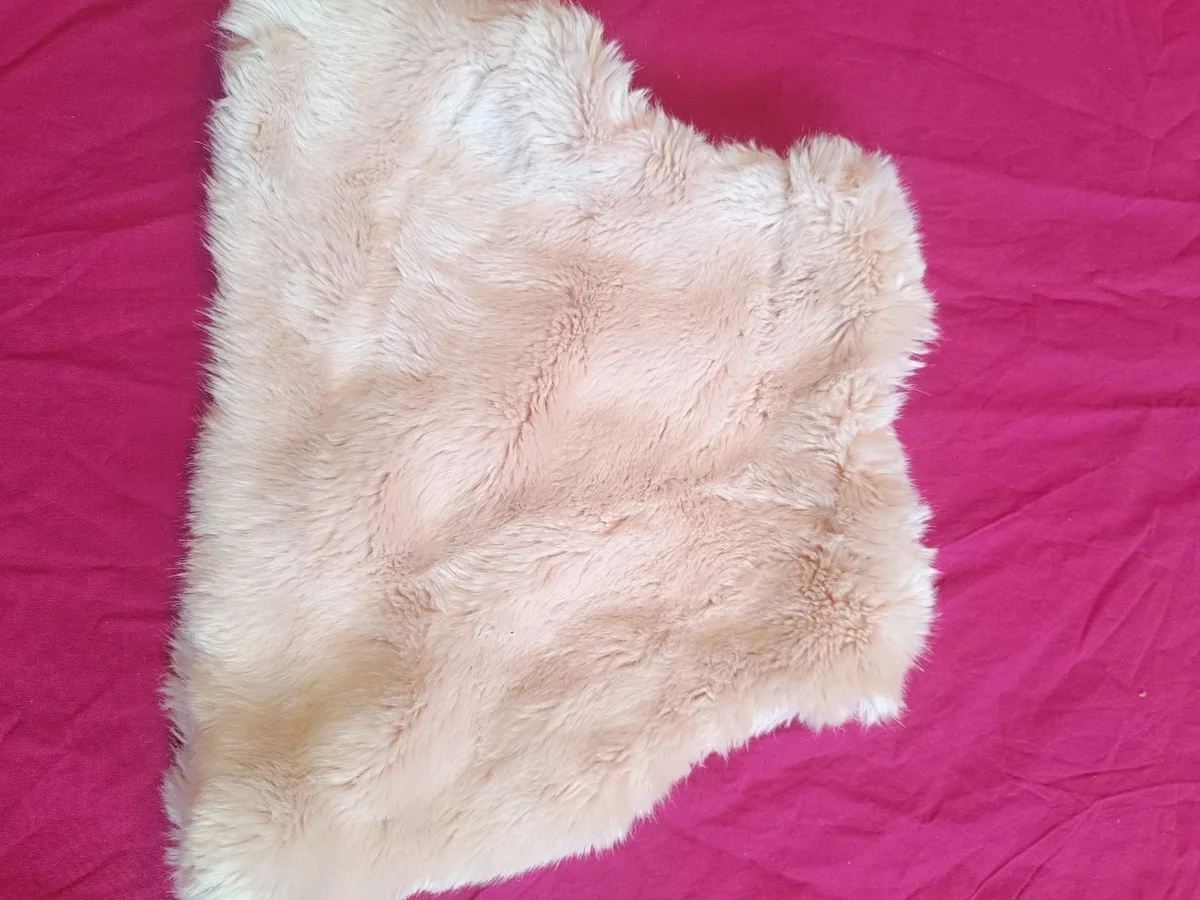 Vestă din blăniță ecologică H&M roz pudră - Mărimea 86 (12 (2)