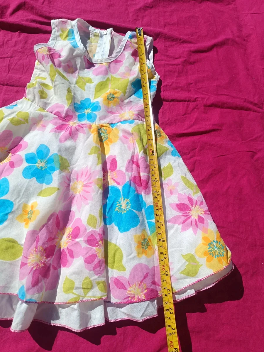 Rochiță de vară cu imprimeu floral colorat - ideală pentru zilele calde (2)