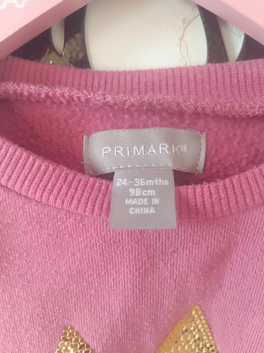 Bluză roz Primark 24 - 36 luni (98 cm) (4)