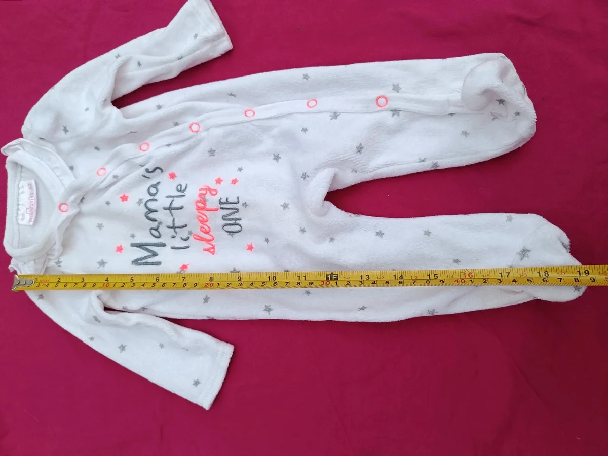 Salopetă pufoasă pentru somn cu steluțe. Mărimea 62,0 - 3 luni (So Cute) (3)