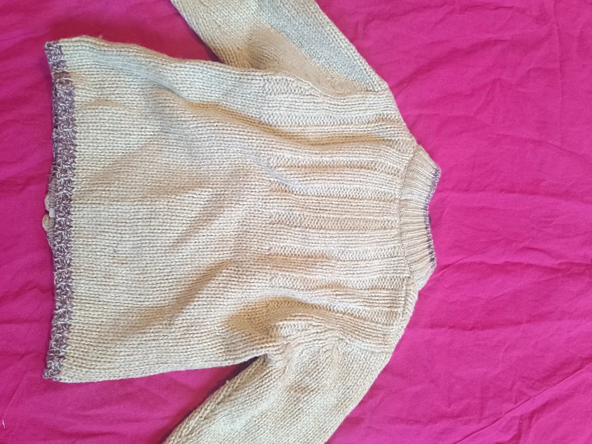 Jachetă / Cardigan împletit cu fermoar Obaïbi - Mărimea 68 cm (6 luni) (3)