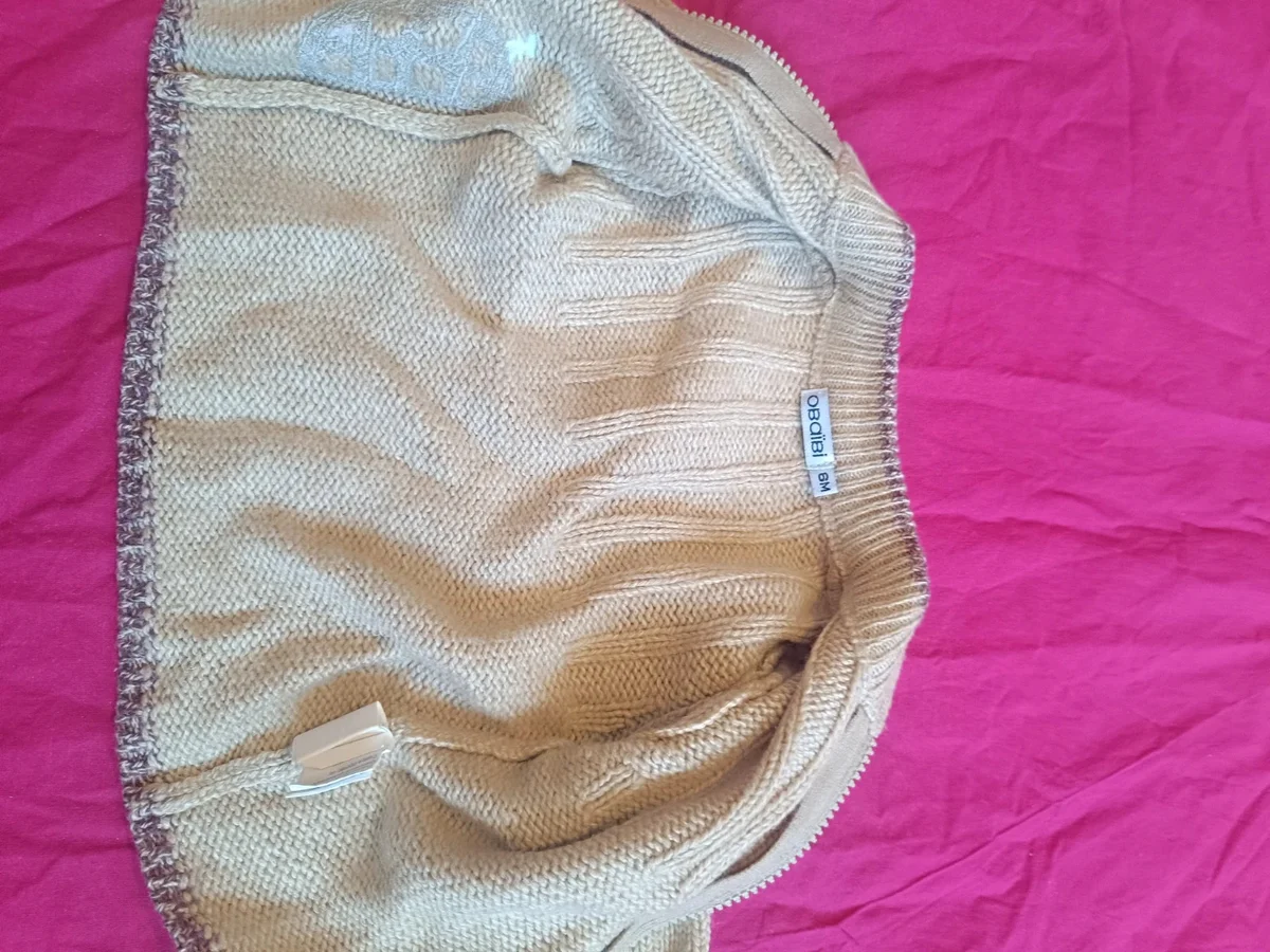 Jachetă / Cardigan împletit cu fermoar Obaïbi - Mărimea 68 cm (6 luni) (4)