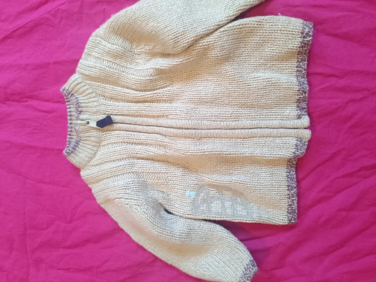 Jachetă / Cardigan împletit cu fermoar Obaïbi - Mărimea 68 cm (6 luni)