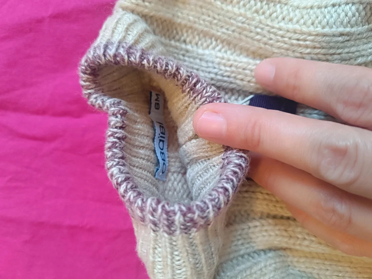 Jachetă / Cardigan împletit cu fermoar Obaïbi - Mărimea 68 cm (6 luni) (2)