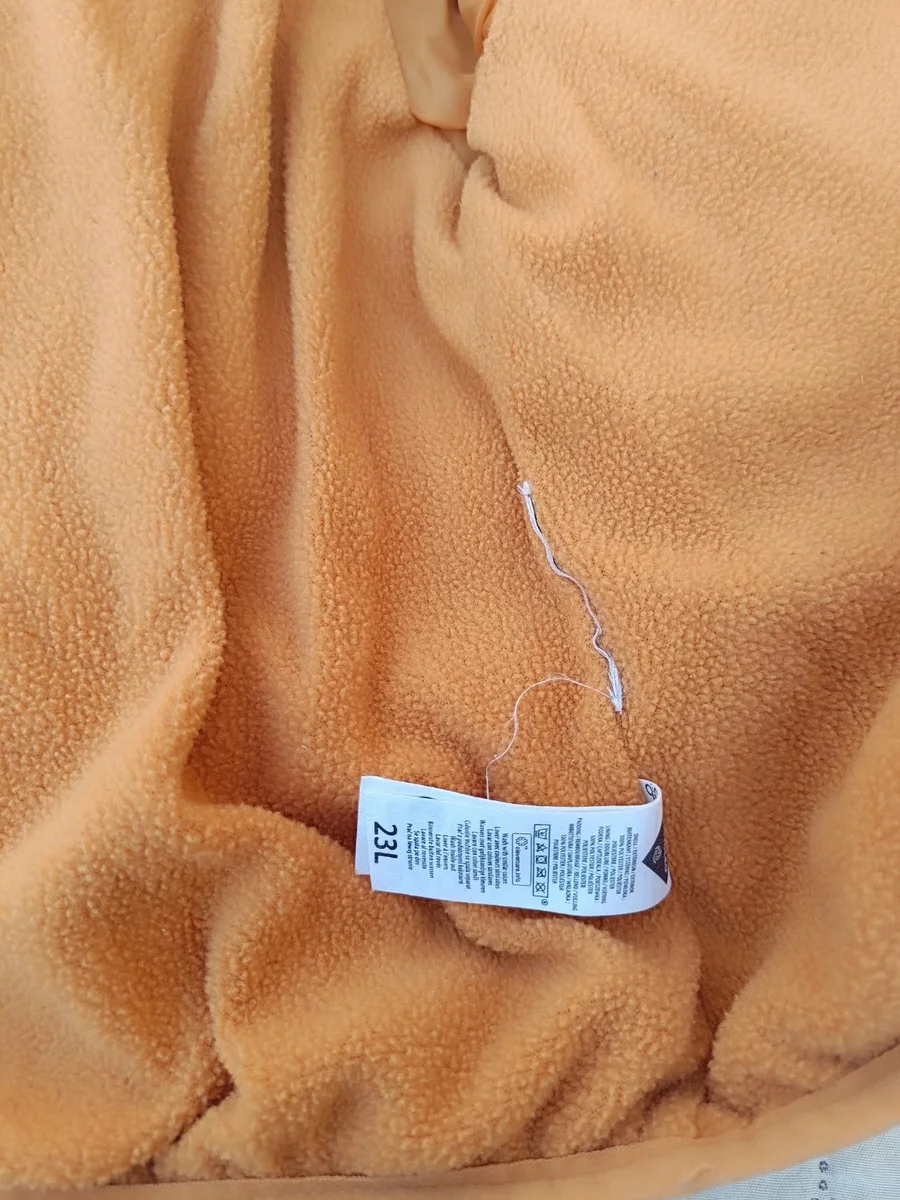 Geacă groasă de iarnă, culoare muștar/camel - Tex Baby, mărime 23L (2 (3)