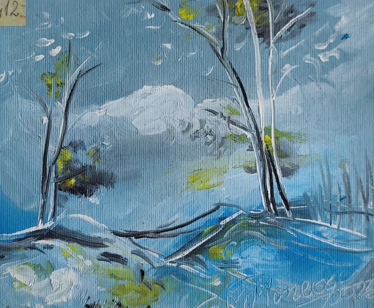 Corrente in luce blu