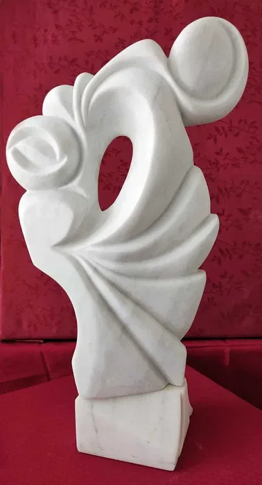 Extasy, szobor fehér márványból
