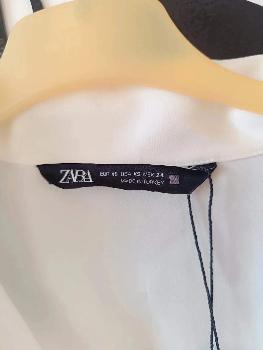 Rochie/Tunică albă Zara, NOUĂ cu etichetă ,mărime XS (8)