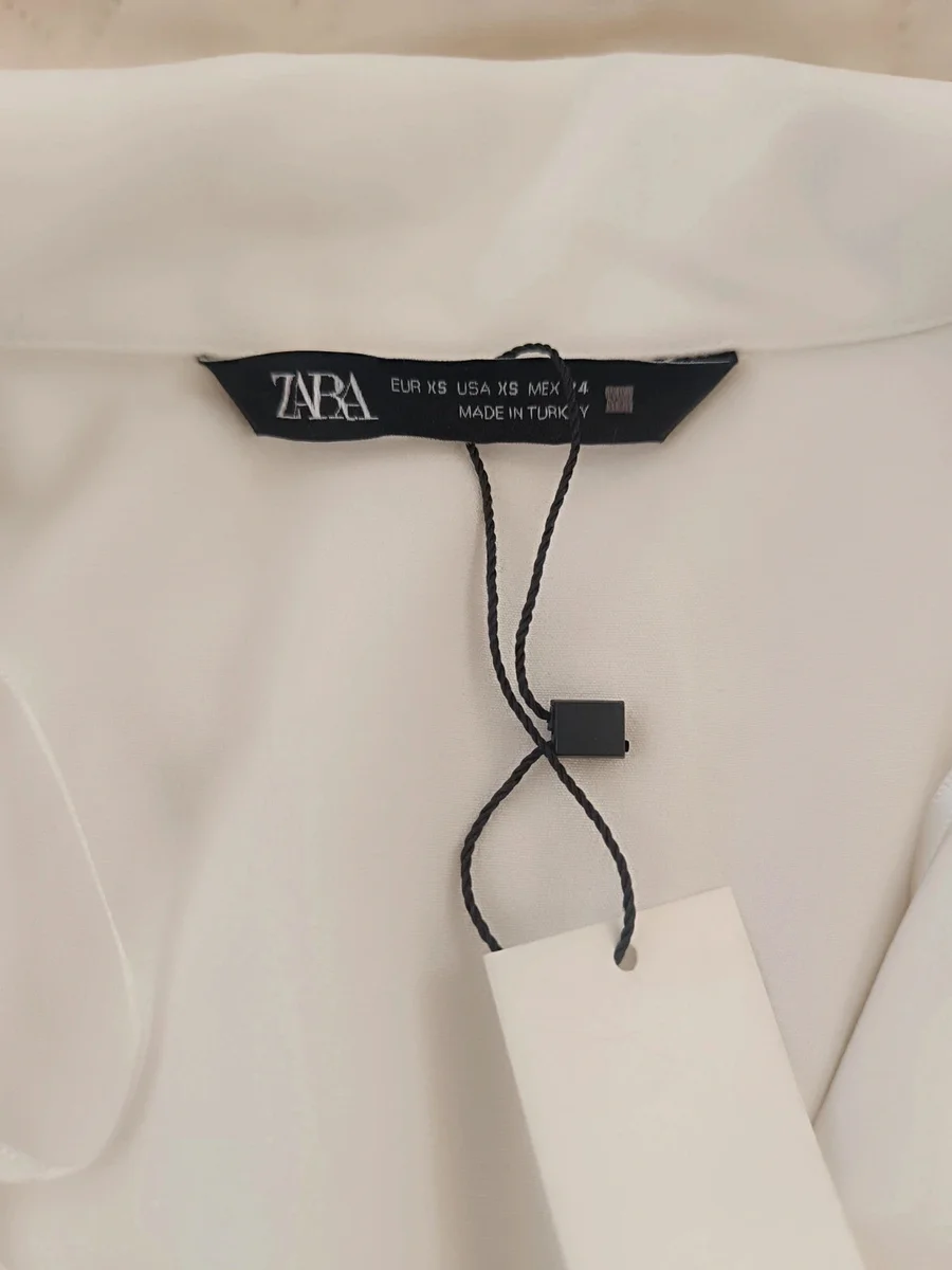 Rochie/Tunică albă Zara, NOUĂ cu etichetă ,mărime XS (3)