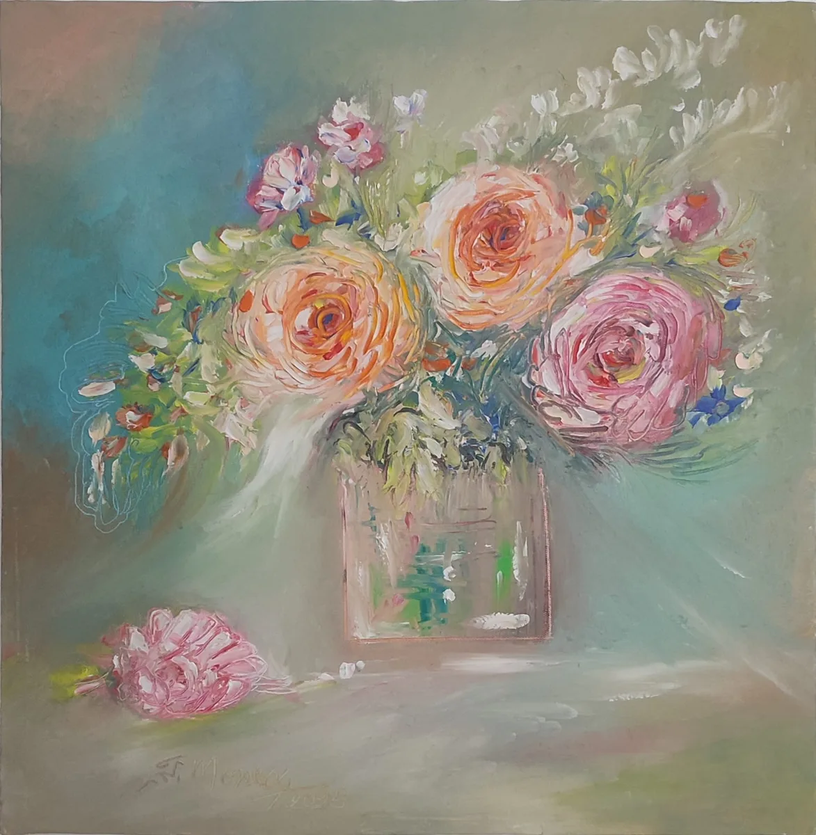 La dulzura de las rosas de verano.
