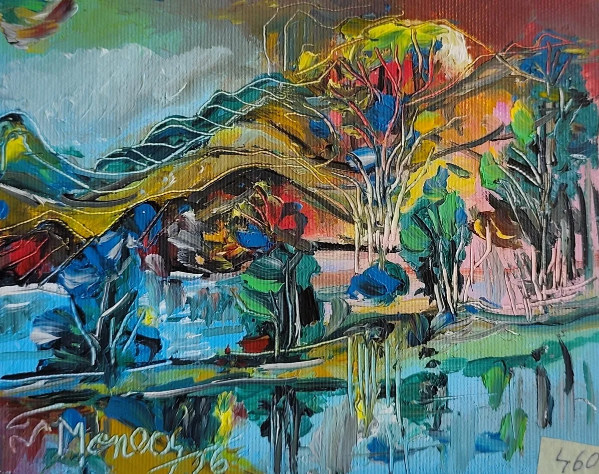 Dream meadow in turquoise