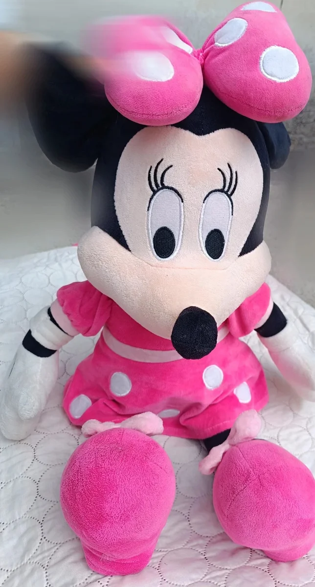 Jucărie de pluș Minnie Mouse, mare, cu muzică , aproximativ 75 - 80 cm (5)