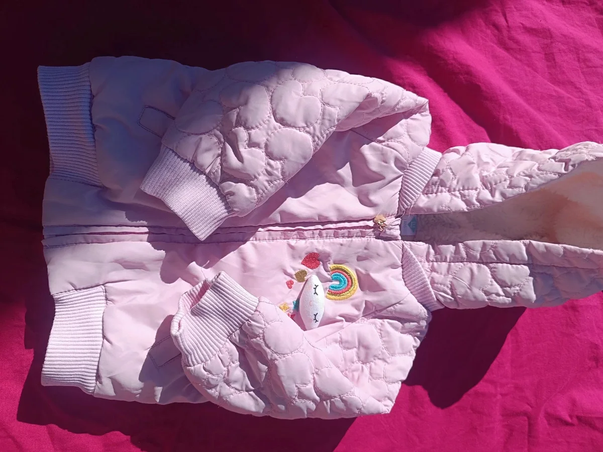 Rozsvé rozsvé rozmazané ľadové, veľkosť 12 mesiacov - TEX Baby, s klobúčkou