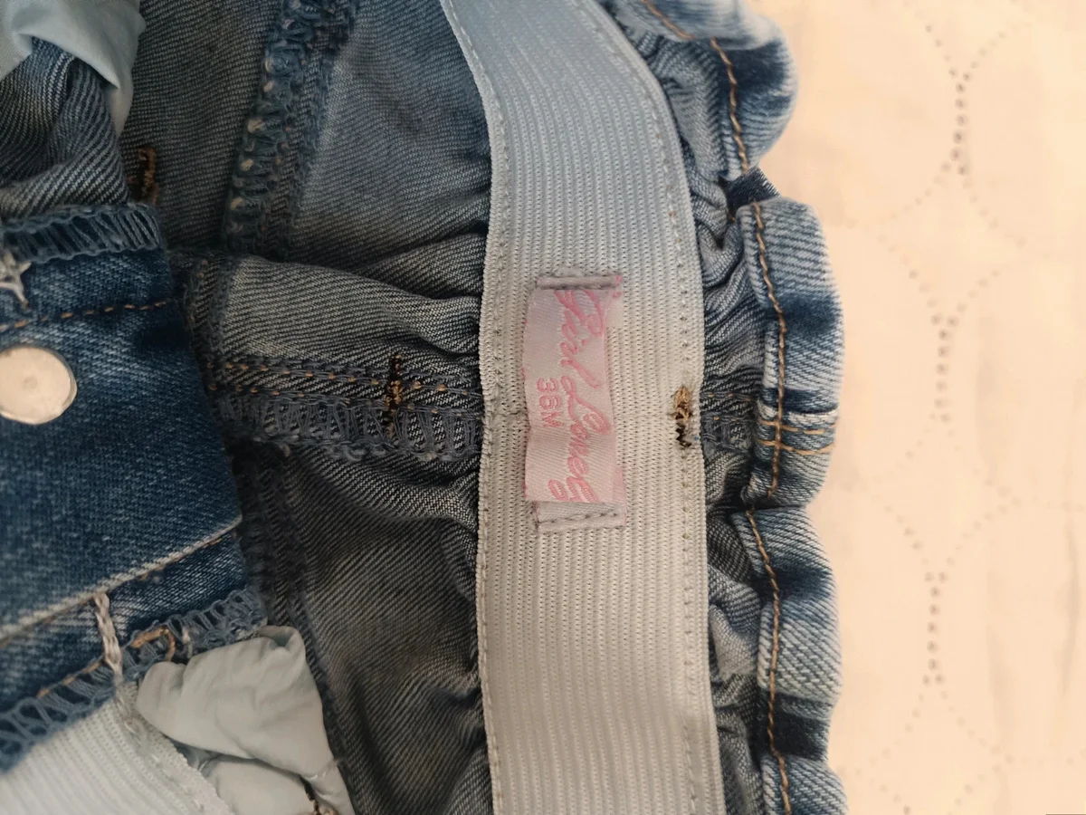 Pantaloni scurți denim cu broderie, fetițe, 36 luni (Girl london) (2)