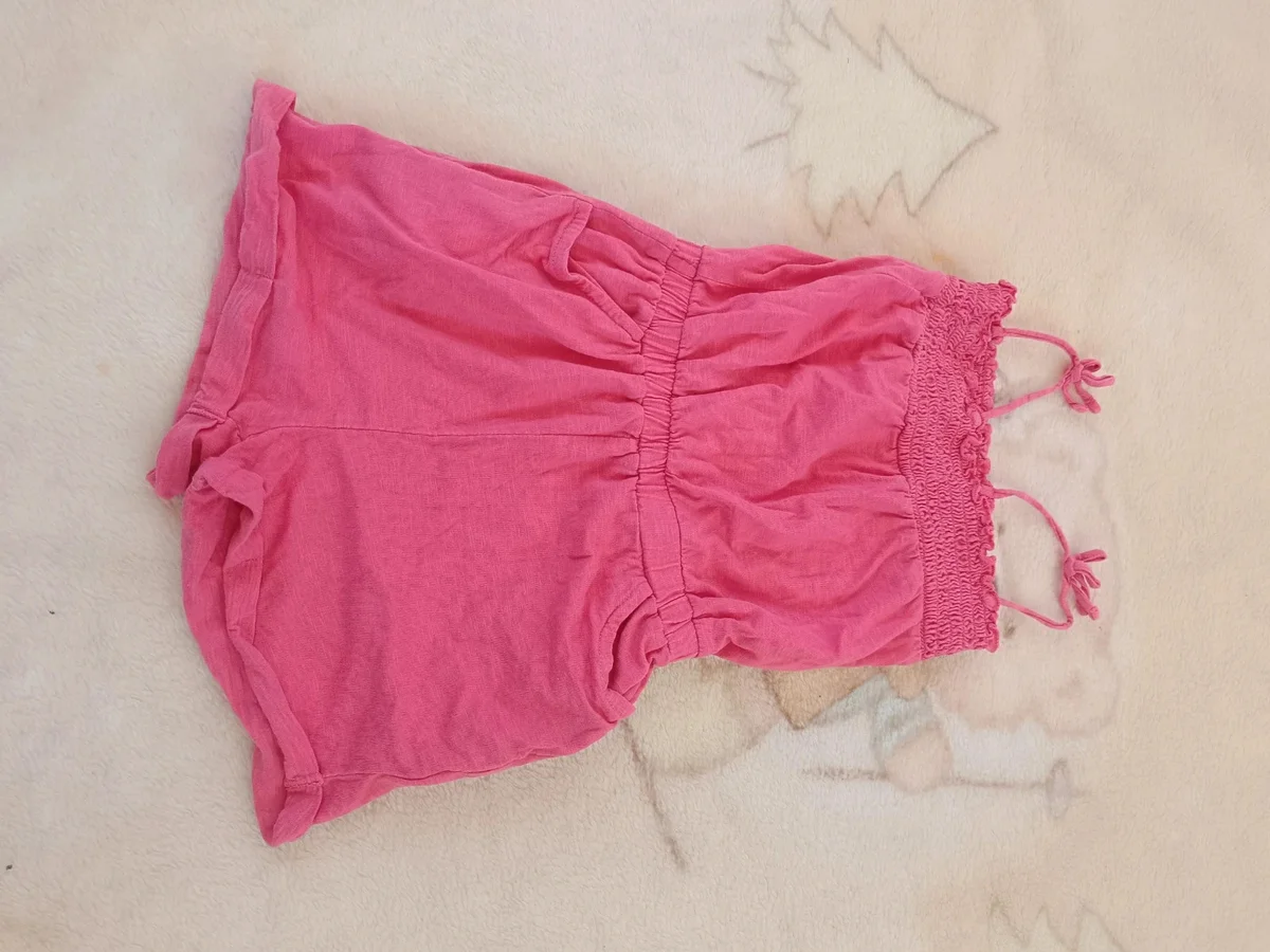Salopetă de vară roz - fucsia, TEX, mărimea 5