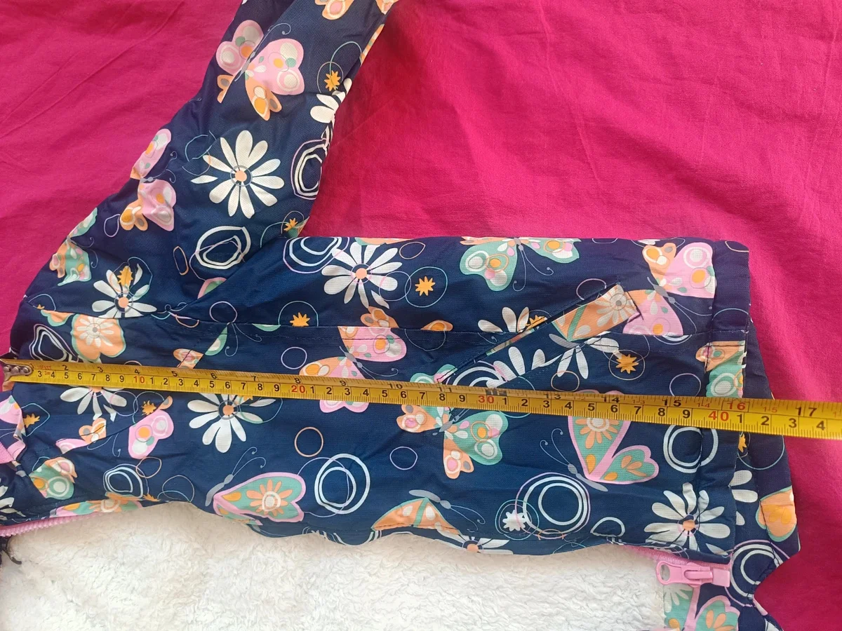 Costum călduros de iarnă și zăpadă din 2 piese (geacă groasă + salopetă fâș) RAMAX Kids (4 ani) (5)