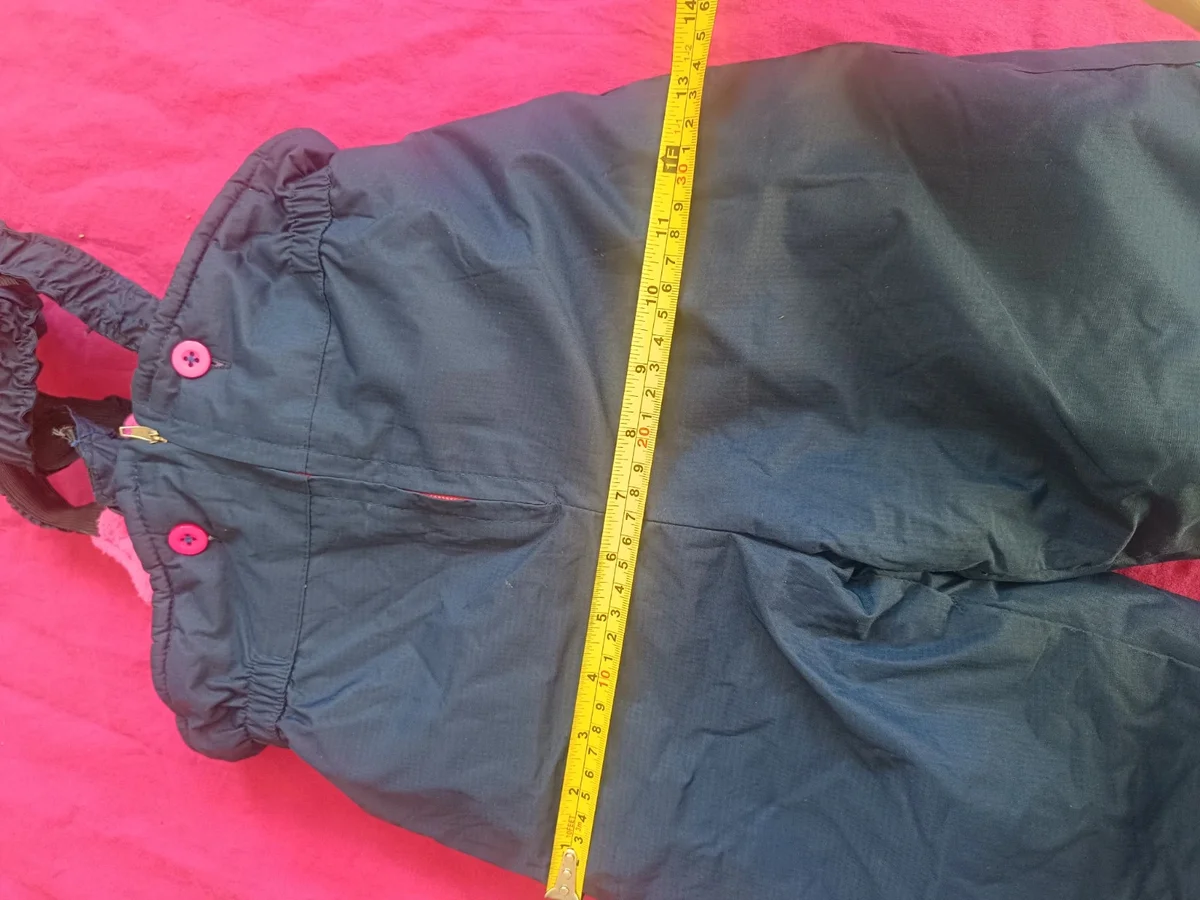 Costum călduros de iarnă și zăpadă din 2 piese (geacă groasă + salopetă fâș) RAMAX Kids (4 ani) (10)
