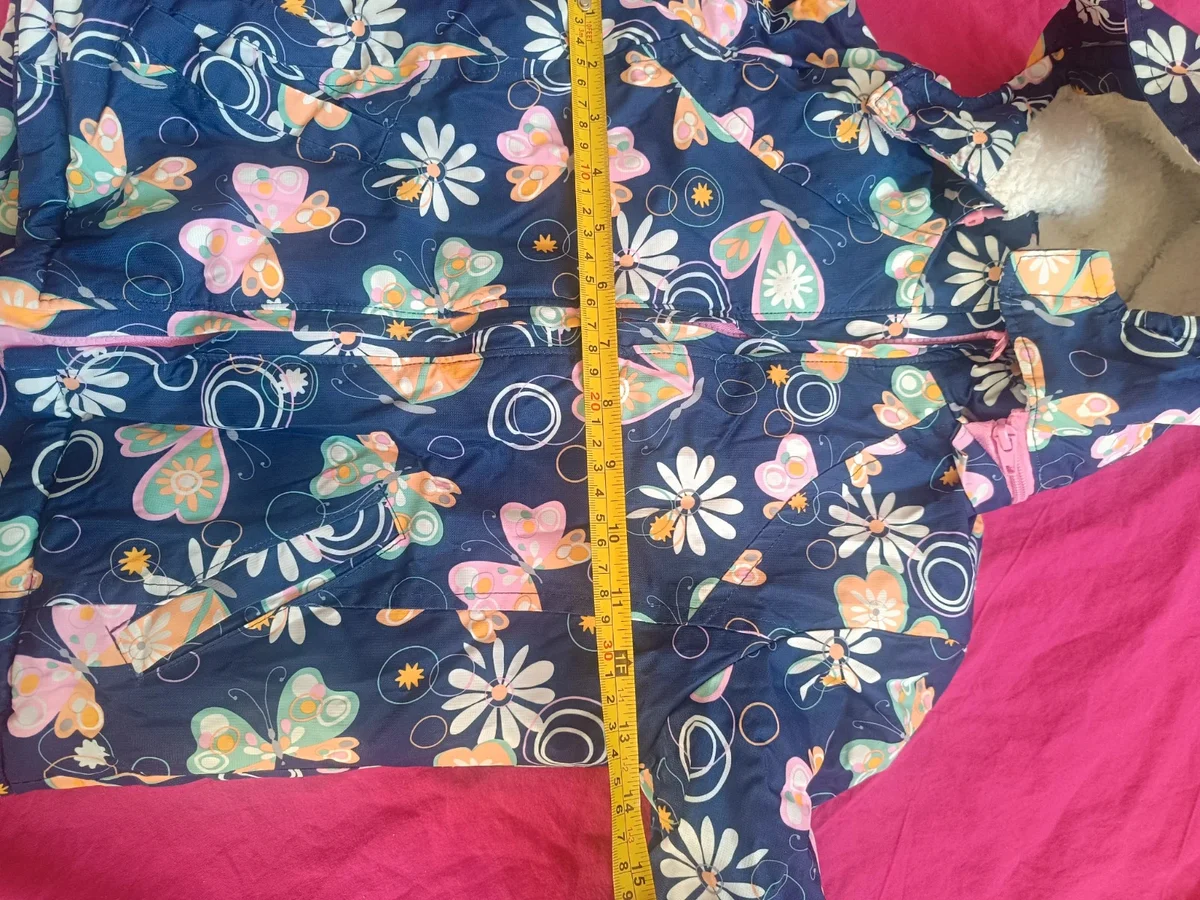 Costum călduros de iarnă și zăpadă din 2 piese (geacă groasă + salopetă fâș) RAMAX Kids (4 ani) (2)