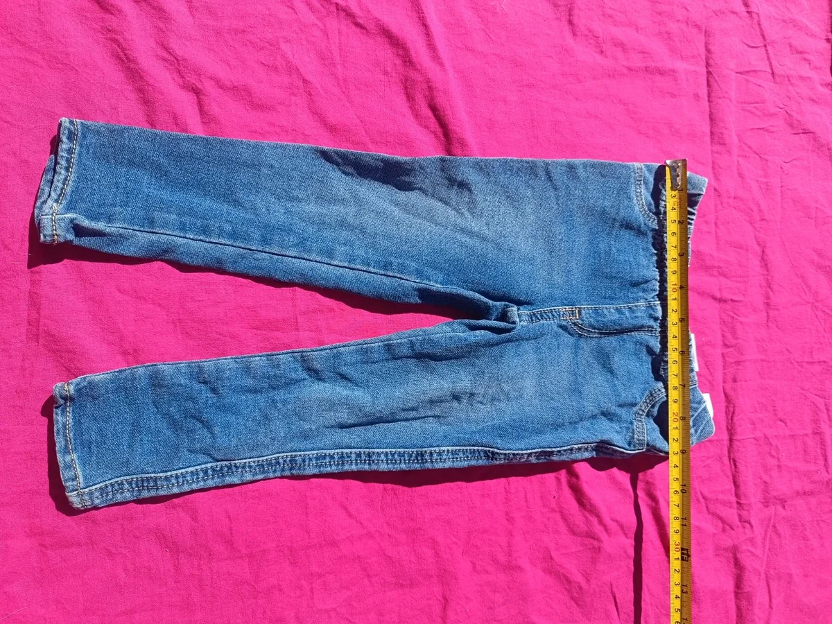 Blugi copii, talie elastică - denim clasic, pentru joacă (H&M)