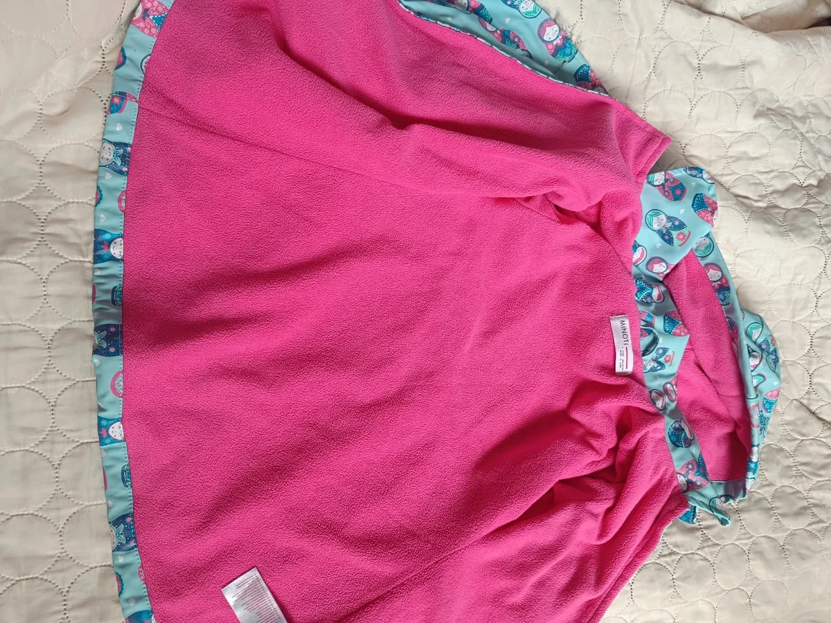 Jachetă impermeabilă / Pardasiu de ploaie Minoti cu fleece ,4 - 5 ani / 104 (3)