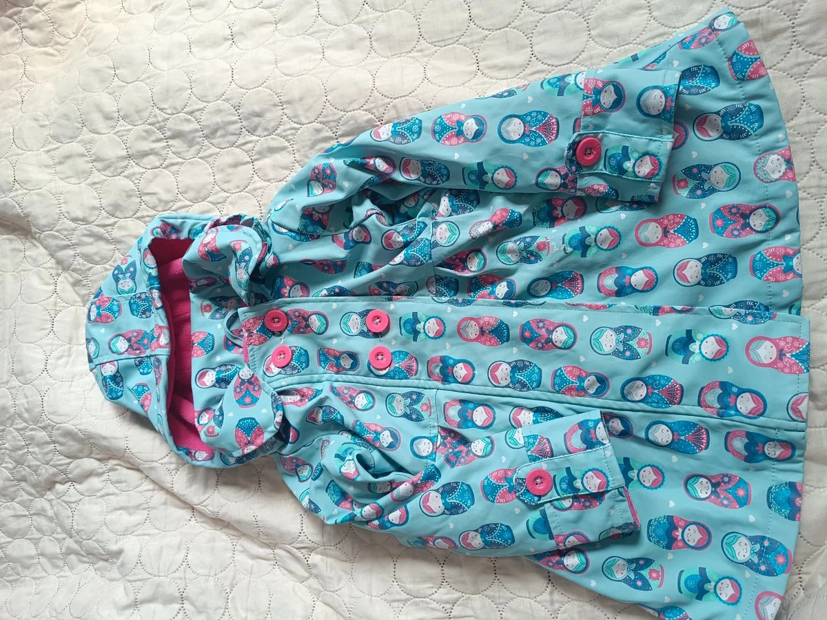 Jachetă impermeabilă / Pardasiu de ploaie Minoti cu fleece ,4 - 5 ani / 104