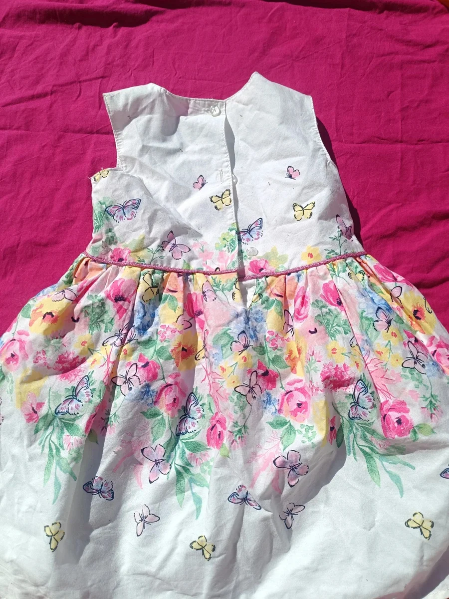 Rochiță Primark ,Made with Love, 18 - 24 luni (92 cm). Imprimeu floral cu (5)